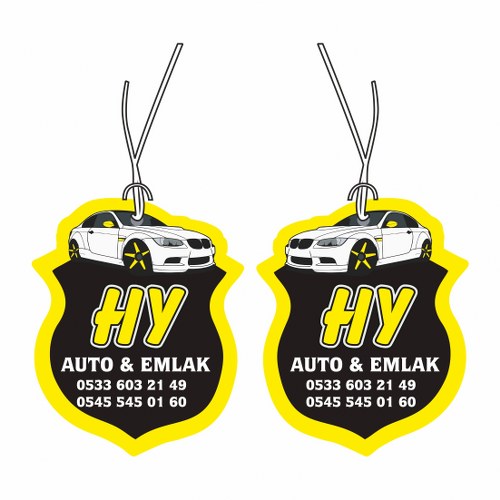 Car Air Freshener with Custom Design